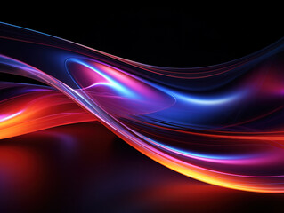 Obraz premium Exceptional abstract graphic line motion energic, sporty, technology, 3D illustration