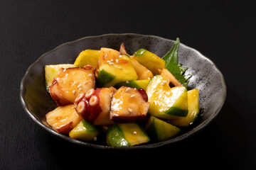 真蛸ときゅうりのコチュジャン和え