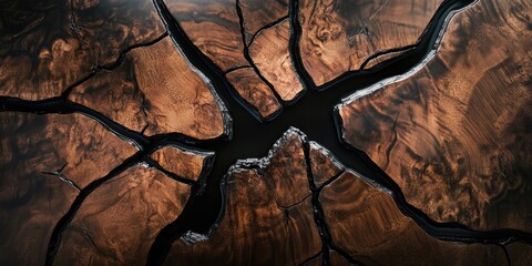 Naklejka premium Wood grain detail