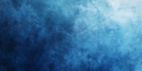 Fototapeta premium Abstract watercolor paint background dark blue color grunge texture for background. Blue gradient background 