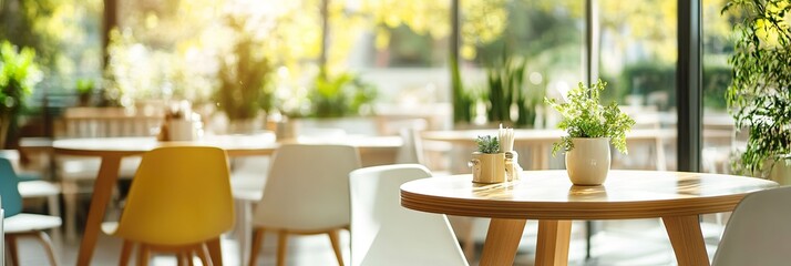 Fototapeta premium 3:1 おしゃれなカフェ店内03