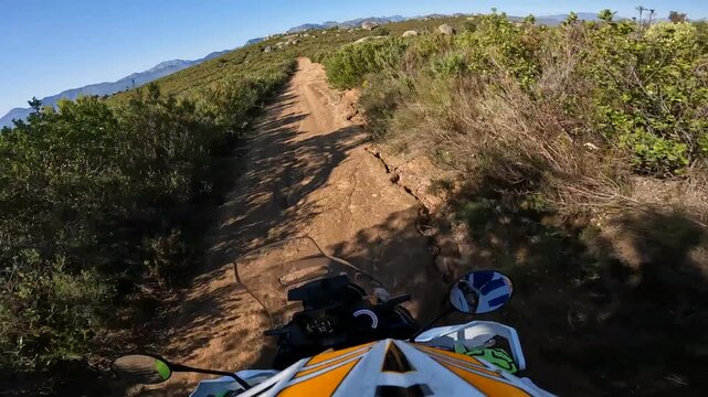Onboard Motorcycle footage filmed at Paarl Mountain Reserve in Cape Town South Africa.