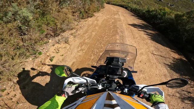 Onboard Motorcycle footage filmed at Paarl Mountain Reserve in Cape Town South Africa.