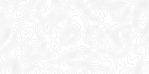 Abstract pattern with lines. Abstract sea map geographic contour map and topographic contours map background. Abstract white pattern topography vector background. Topographic line map background.
