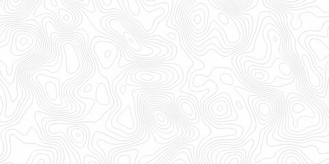 Abstract pattern with lines. Abstract sea map geographic contour map and topographic contours map background. Abstract white pattern topography vector background. Topographic line map background.