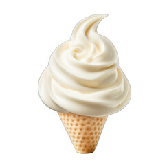 ice cream isolated on transparent background