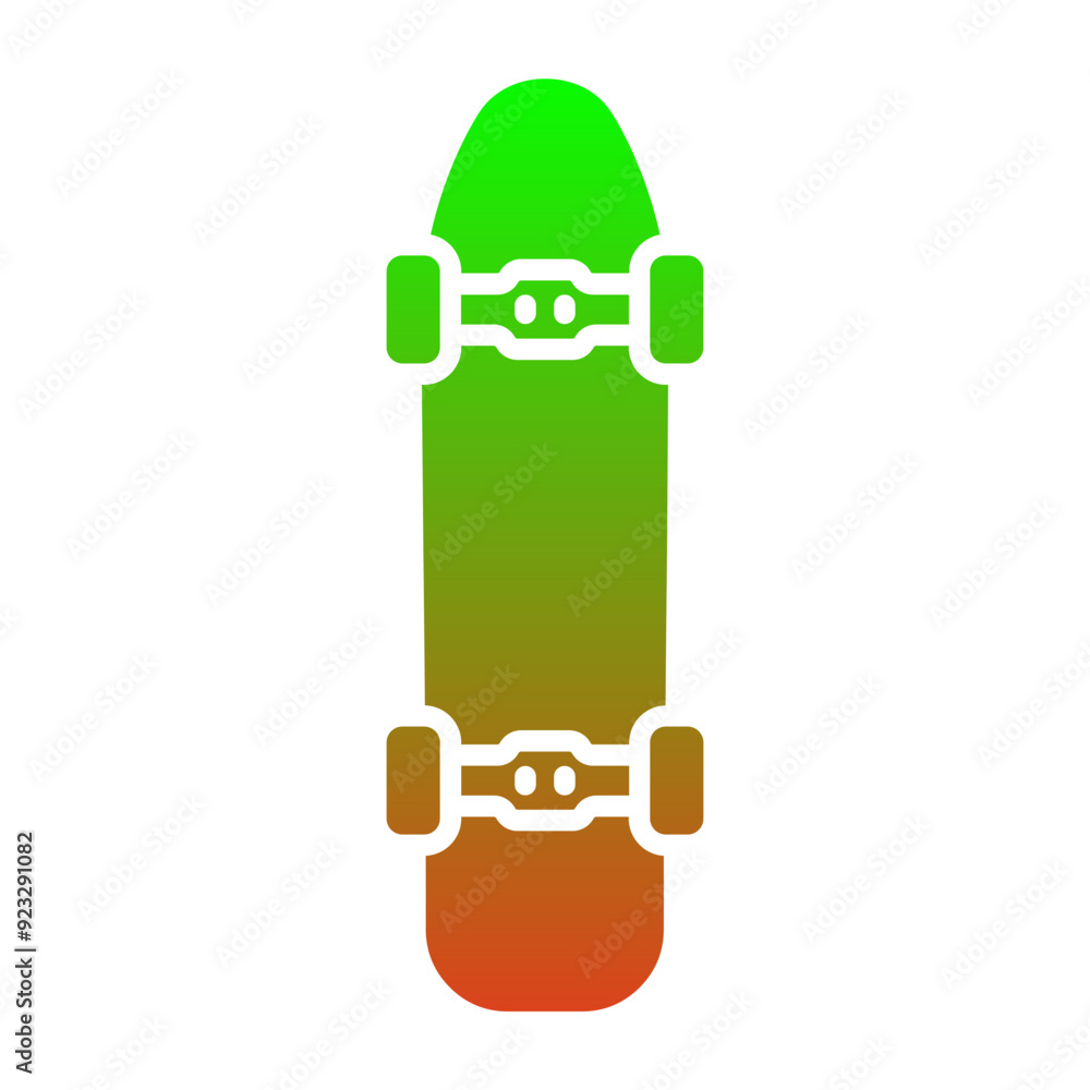 Sticker Skateboard Icon