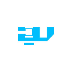 vector logo font, initials, and letter, with a negative effect of the judge's hammer as a symbol of justice