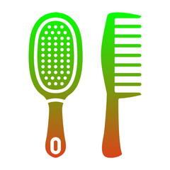 Hair brushes Icon