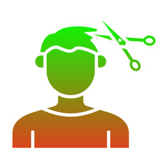 Hair cut Icon