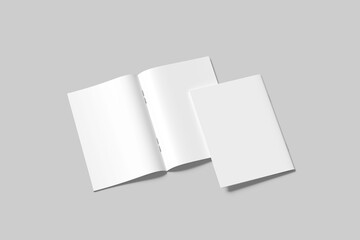 A4 Magazine Blank Mockup