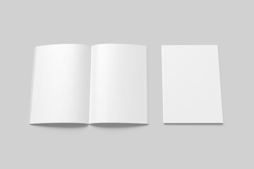 A4 Magazine Blank Mockup
