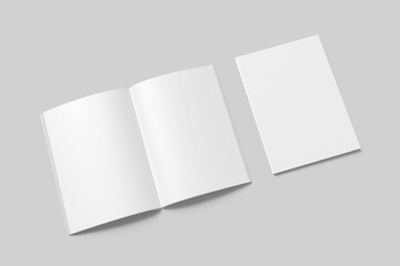 A4 Magazine Blank Mockup