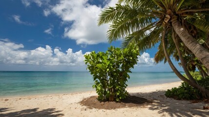  Beachside tropical tree views