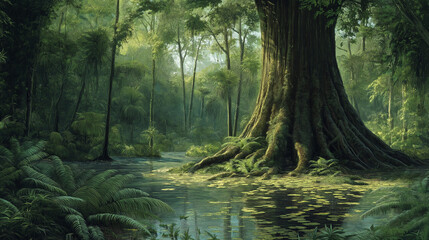 Obraz premium tropical forest 