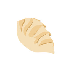 Dumpling food emoji vector symbol sign