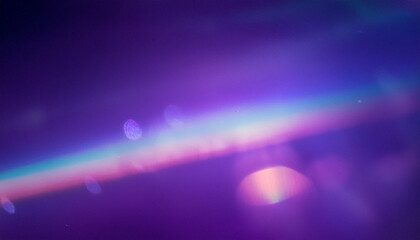 Abstract Neon Light Rays on Gradient Purple and Blue Background with Soft Radiant Glow and Atmospheric Blurred Edges. Cinematic Poster Banner Background With Copy Space