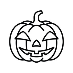 pumpkin icon vector design template simple and clean