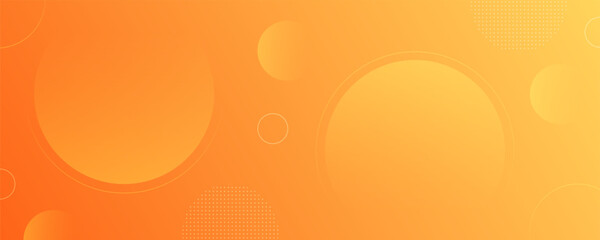 Orange gradient abstract background with geometric shape.	
