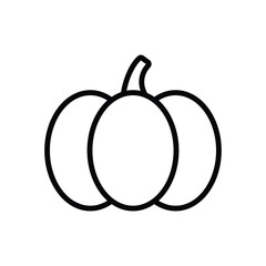 pumpkin icon vector design template simple and clean