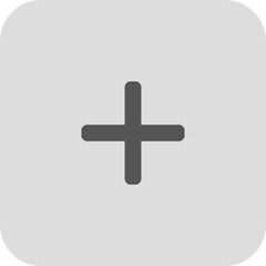 Obraz premium Plus Menu Cross Button Isolated Icon