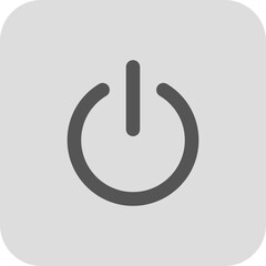 Power Open Close Button Isolated Icon
