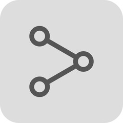 Share Link Cloud Data Button Isolated Icon