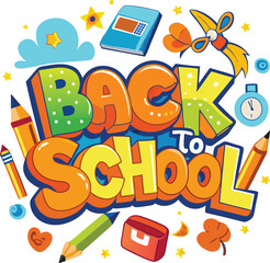 Back to School Vector design