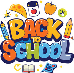 Back to School Vector design