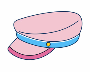 Fashionable cap stock illustration