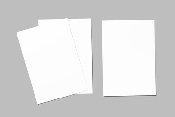 A4 Flyer Blank Mockup
