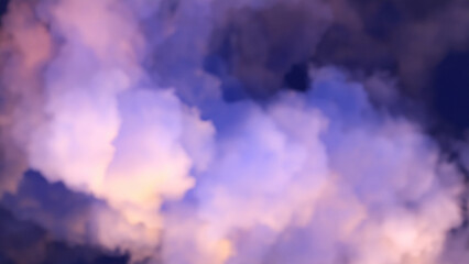 Fototapeta premium Abstract Cloud in Motion.