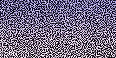 Abstract diffusion pattern with chaotic shapes. Vector illustration. Linear design with biological shapes. Organic lines in Memphis. abstract Turing organic wallpaper background.