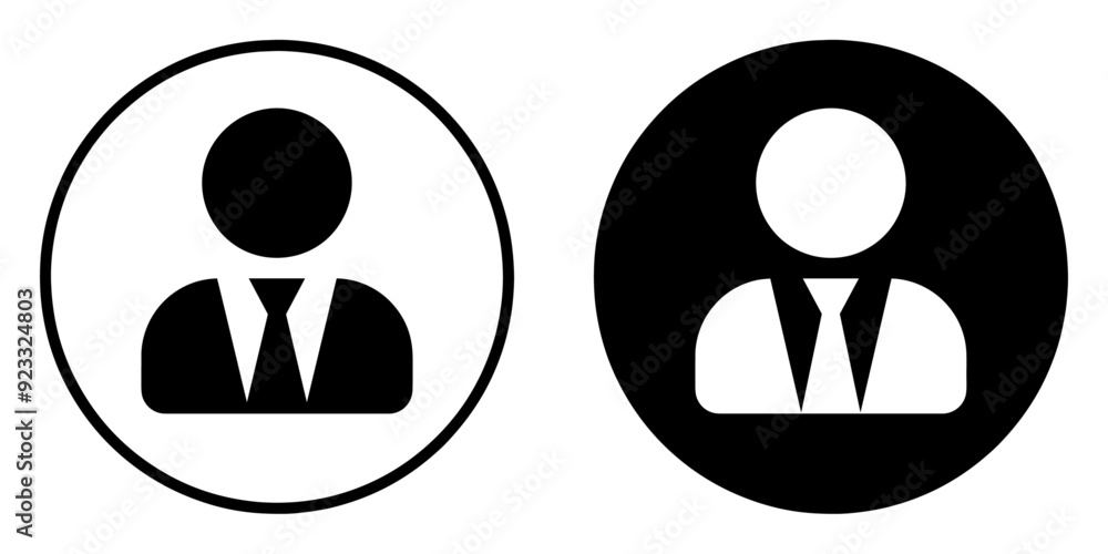 Poster ofvs696 outlinefilledvectorsign ofvs - avatar placeholder vector icon . round . isolated transparent