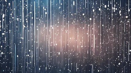 Blue matrix rain of digital HEX code bokeh Abstract Digitally  Coding - Powered by Adobe