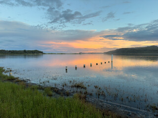Fototapeta premium Smiths Lake Sunset AUS