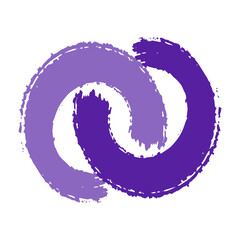 ink circle grunge colorful vector. Space for text ready to use.