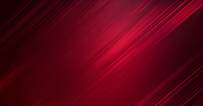 Amazing dark red maroon wine burgundy color. Dynamic abstract background with striped lined pattern. Rich elegant Christmas texture. Fast moving soft shadow. Trendy diagonal glossy light lines. Blank