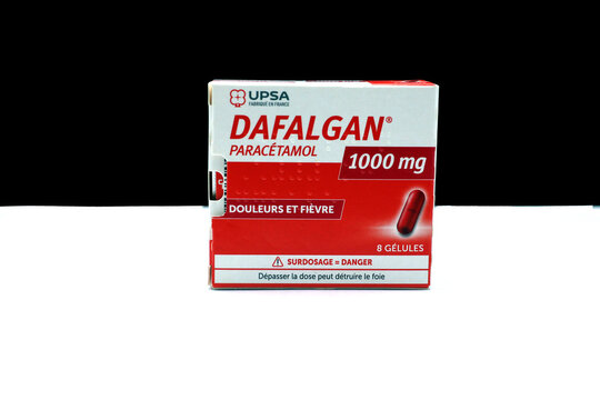 Boite de g&eacute;lule de  Dafalgan 1000