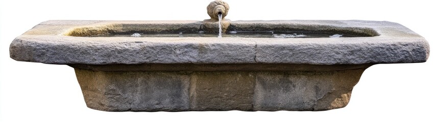 Fototapeta premium Stone Fountain With Running Water