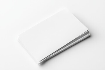 Event Ticket Mockup: Blank White Paper Ticket with Round Corners