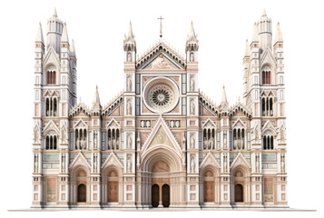 Fototapeta premium PNG Gothic cathedral architectural masterpiece