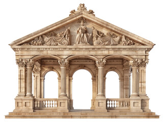 Fototapeta premium PNG Elegant classical architectural structure