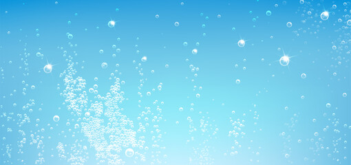 Horizontal Background with Blue Water