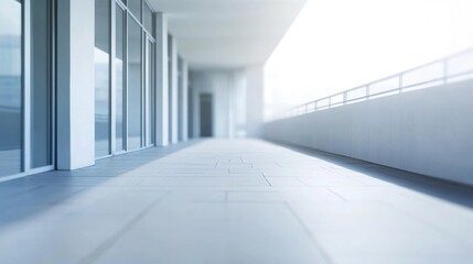 Blured Office. Bright Shadows Abstract Bright Balcony Shadows Advertising Background