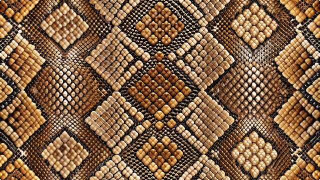 Snakeskin realistic color seamless pattern, reptile, texture, scale, exotic, wildlife, nature, background, fashion, design