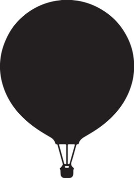 recommend clip art: hot air balloon silhouettes vector art illustration