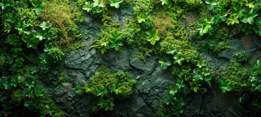 Fototapeta premium Abstract Moss Green background with soft, natural textures and gentle gradients