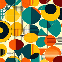 seamless pattern with circles
