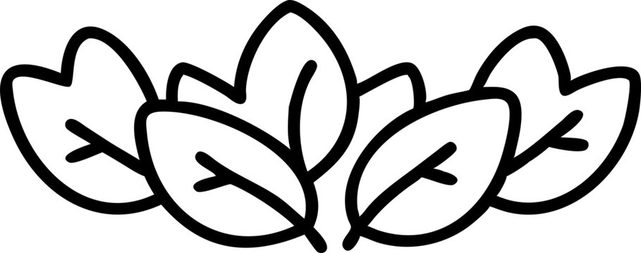 recommend clip art: autumn leaves vector illustration - simple fall foliage for design projects.